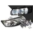 Head Light AM (Black) - No Projector + LED Globes (SET LH+RH)