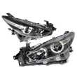 Head Light AM Halogen (No LED, No Adaptive, Manual Adjust) (SET LH+RH)