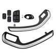 Door Pull Handle AM + Switch Window (SET of 6) Sedan / Wagon