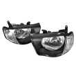 Head Light AM (Round Reflector) Clear Indicator (Set LH+RH)