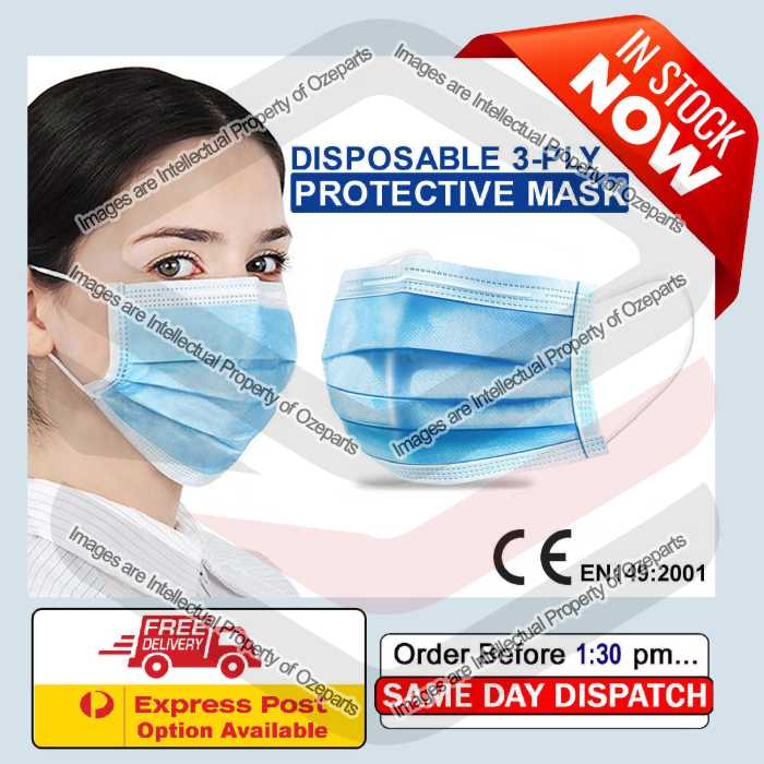 3ply Disposable Protective Facemask CE Medical Surgical Grade Face Mask