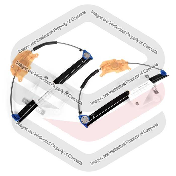 Door Window Regulator Rear (Electric No Motor) (SET LH+RH)