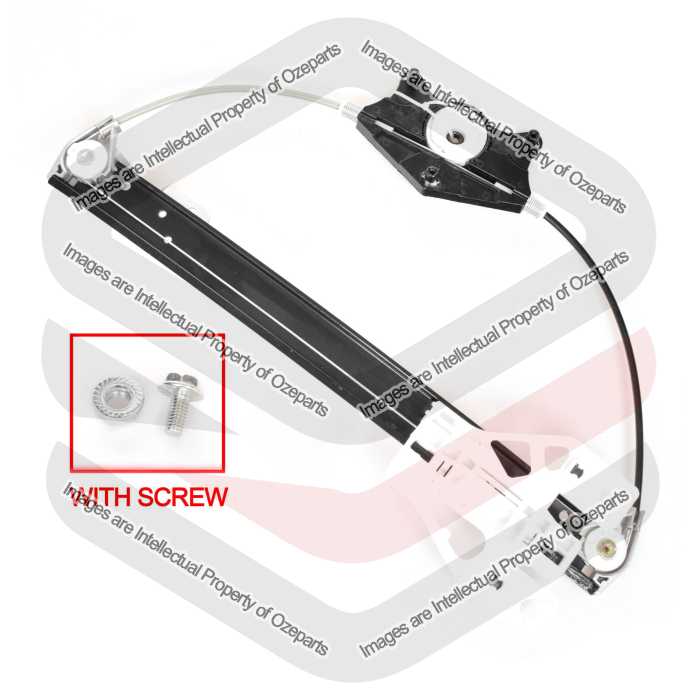 Door Window Regulator REAR (Electric No Motor)