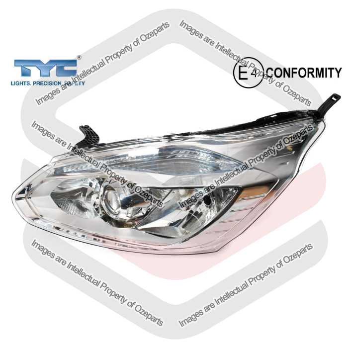 Head Light (Chrome) Projector Type  ** only sell as SET **