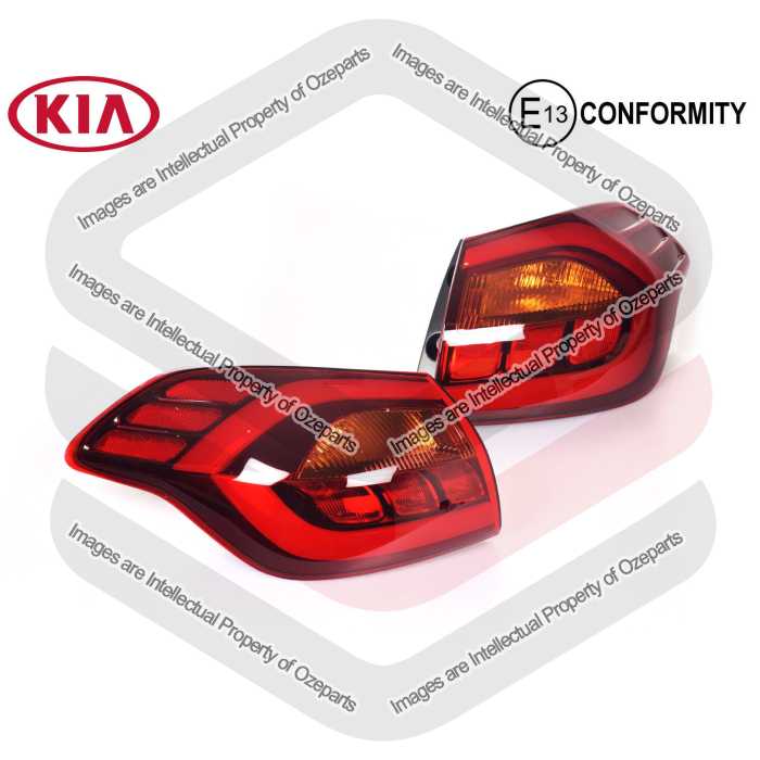 Tail Light OE Hatch (With LED) (SET LH+RH)