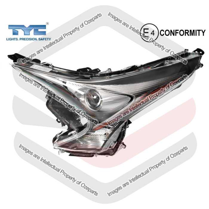 LH LHS Left Hand Head Light Front Lamp (LED) For Toyota Prius ZVW50 2015~2018