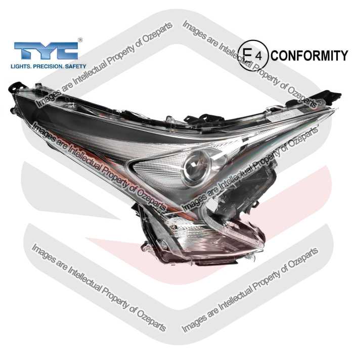 RH RHS Right Hand Head Light Front Lamp (LED) For Toyota Prius ZVW50 2015~2018