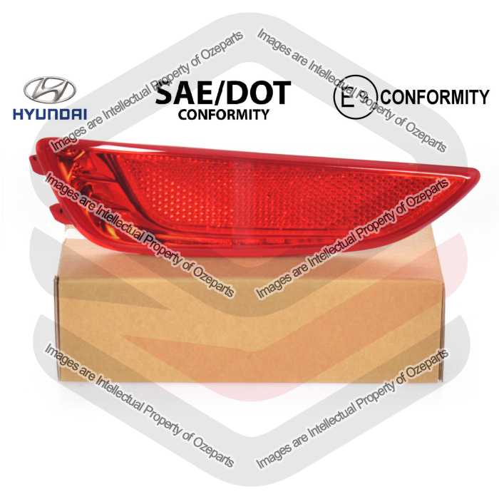 Bar Reflector Rear OE 5 Door Only (RED)