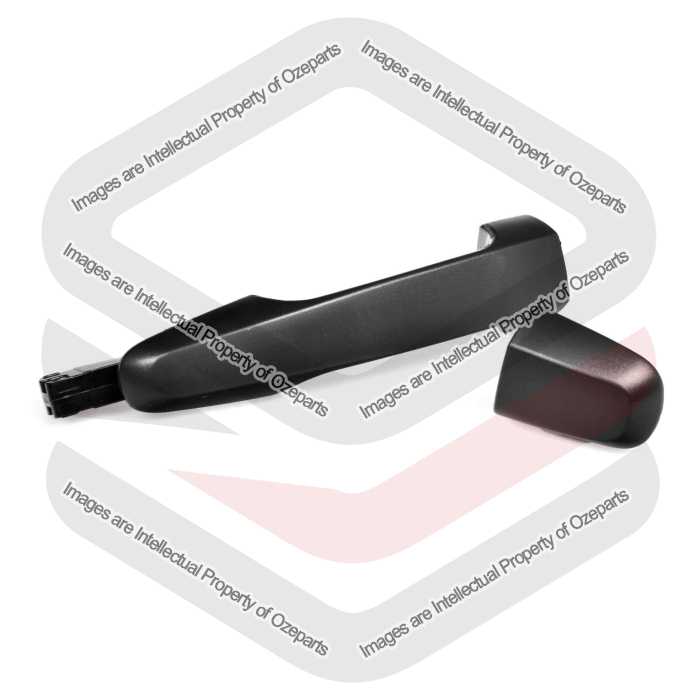 1 x REAR LH=RH Outer Door Handle Black For Mitsubishi Triton ML MN 2006~2015
