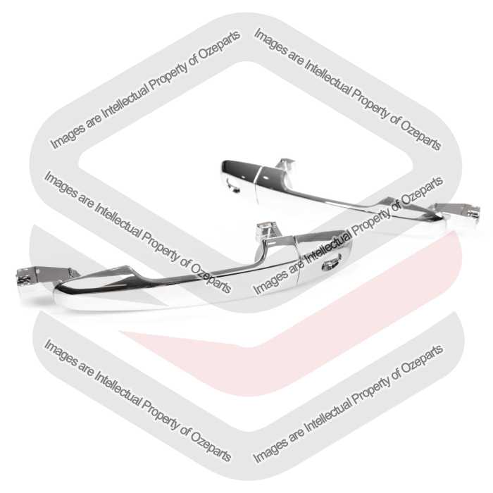 Pair LH+RH FRONT Outer Door Handle Chrome For Mitsubishi Triton ML MN 2006~2015