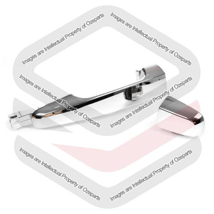 1 x REAR LH=RH Outer Door Handle Chrome For Mitsubishi Triton ML MN 2006~2015