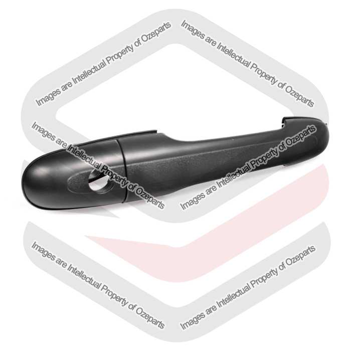 LH Left or RH Right FRONT Outer Door Handle Black w/ Key For Mercedes Vito / Val