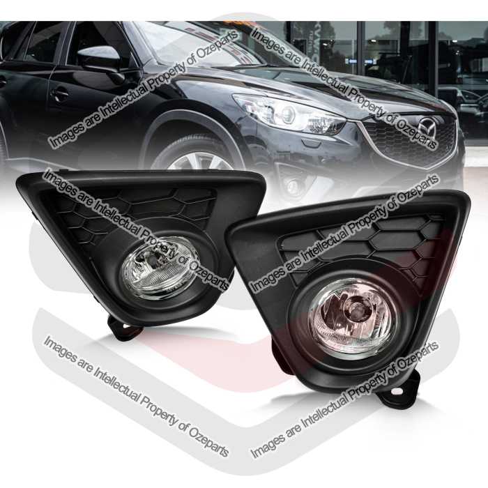Full Set Fog Light Spot Driving Lamp KIT For Mazda CX5 CX-5 KE Series 1 12~14