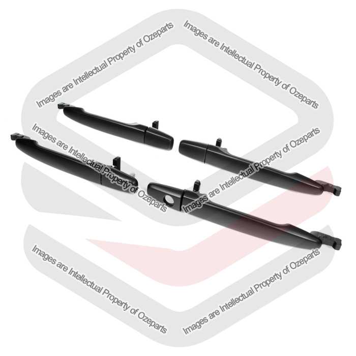 Set of 4 Pcs Outer Door Handle No Key For Mitsubishi Lancer / ASX / Outlander