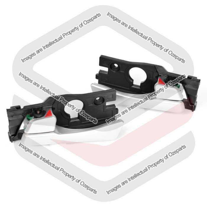 REAR Set Pair LH+RH Inner Door Handle (Satin) For Hyundai Accent RB 2011~2019