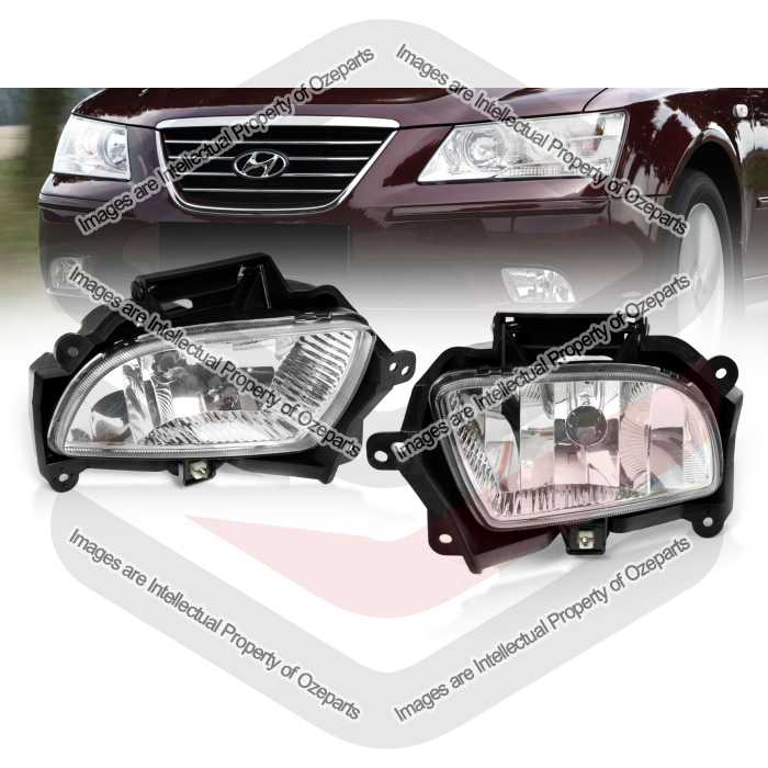 Full Set Fog Light Spot Driving Lamp KIT For Hyundai Sonata NF Ser 2 2008~2010