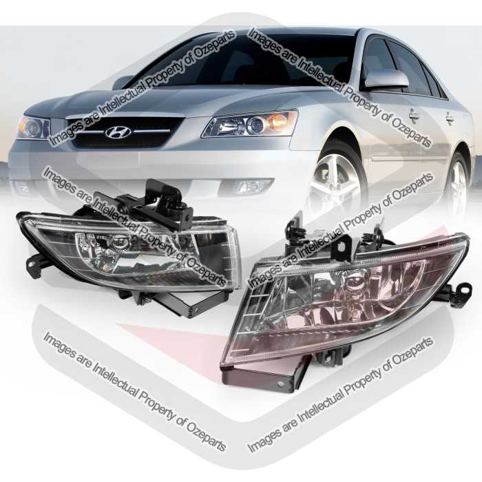 Full Set Fog Light Spot Driving Lamp KIT For Hyundai Sonata NF Ser 1 2005~2008
