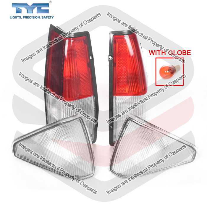 Tail Light Ute (Red & White) W/ Corner Lamp (SET LH+RH)