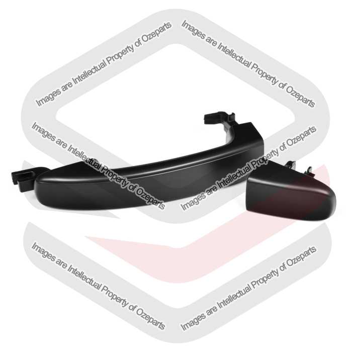 Ozeparts Fits Ford Falcon FPV FG Series 1 & 2 FG-X 2008~2016 | Front or Rear Outer Door Handle (Black) No Key Hole | LH Left Hand or RH Right Hand