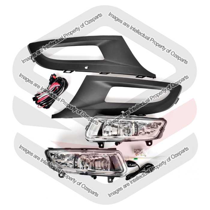 Full Set Fog Light Spot Driving Lamp KIT For Volkswagen VW Polo 2010~2014