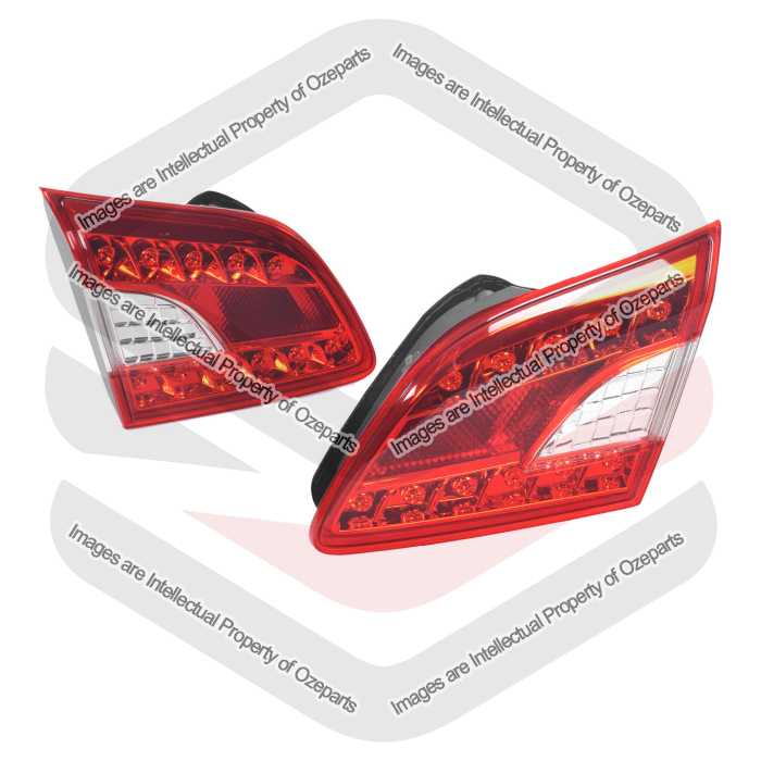 Ozeparts Fits Nissan Pulsar B17 4 Door Sedan 2012~2016 | Rear Taillights Tail Lights Boot Lid Lamps | Pair of LH Left Hand + RH Right Hand
