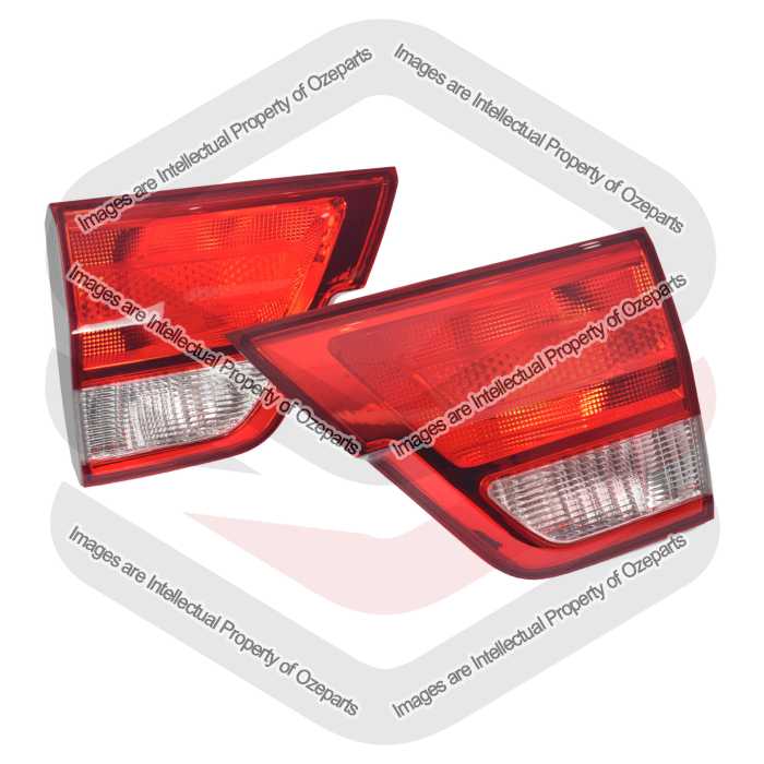 Pair LH+RH Tailgate Light Inner Tail Lamp For Jeep Grand Cherokee WK 2011~2013