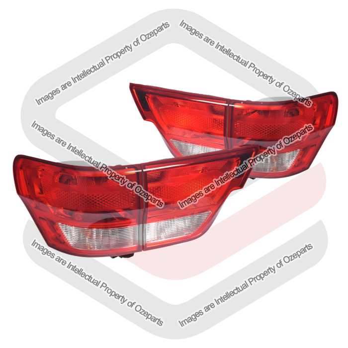 Set LH Left Tail Light + Inner Tailgate Lamp For Jeep Grand Cherokee WK 11~13