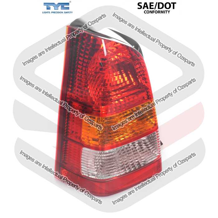 LH LHS Left Hand Tail Light Lamp No Round Circle For Mazda Tribute EP 2001~2003