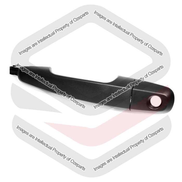 LH Left FRONT Outer Door Handle Black For Mitsubishi Triton ML MN 2006~2015