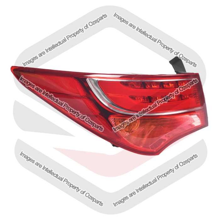 LH Left Hand Tail Light Rear Lamp With LED For Hyundai Santa Fe DM s1 12~15