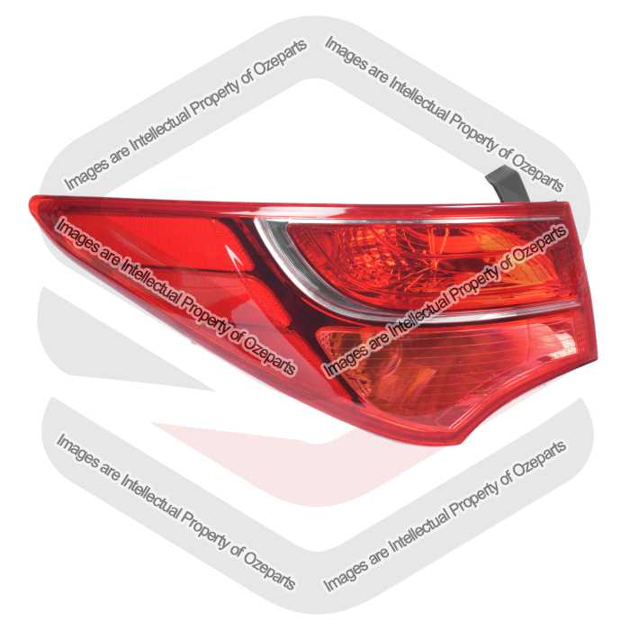 LH Left Hand Tail Light Rear Lamp No LED For Hyundai Santa Fe Wagon DM 12~15