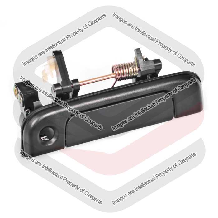 RH Right Hand FRONT Outer Door Handle (Black) For Toyota Hiace RZH 1989~2005