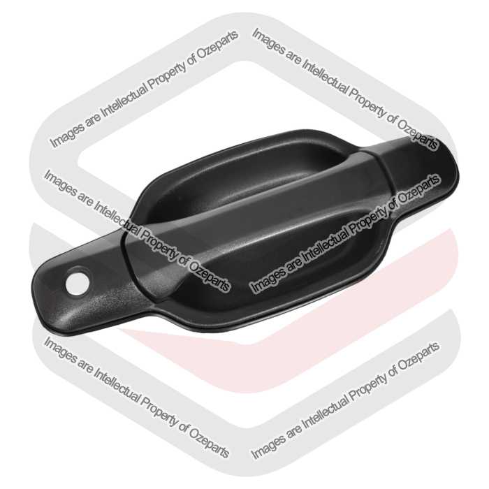 Ozeparts Fits Great Wall V200 V240 K2 2009~2013 | FRONT Outer Door Handle (Texture Black) | RH RHS Right Hand (Driver Side)