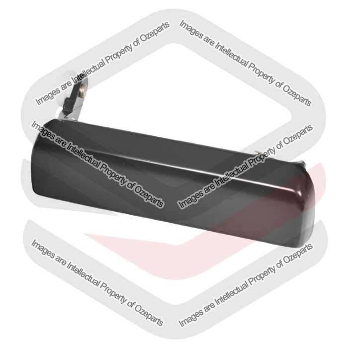 Rear Outer Tail Gate Tailgate Handle Black For Holden Rodeo TF Ute 1988~1997