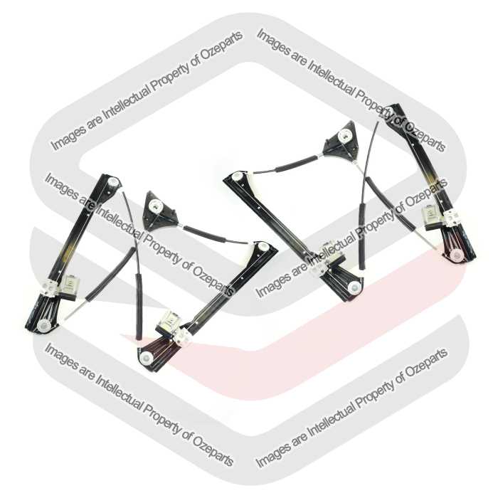 FRONT Pair LH+RH Electric Window Regulator No Panel For VW Volkswagen Polo 02~10
