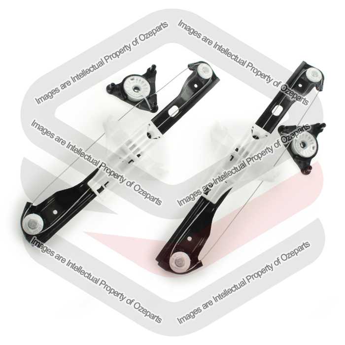 REAR Pair LH+RH Electric Window Regulator No Panel For VW Volkswagen Polo 02~10