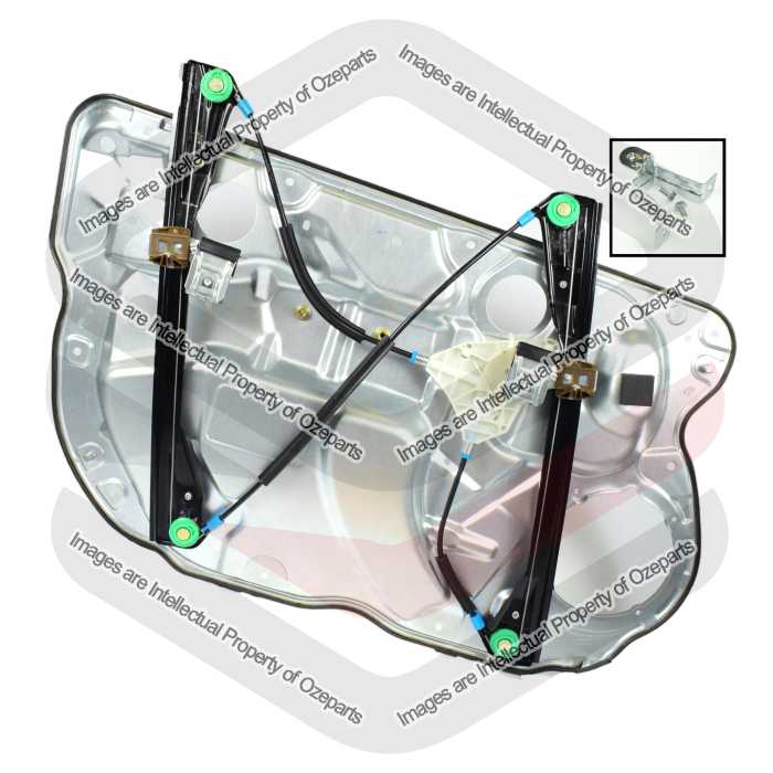 FRONT RH Right Electric Window Regulator With Panel For VW Volkswagen Polo 02~10