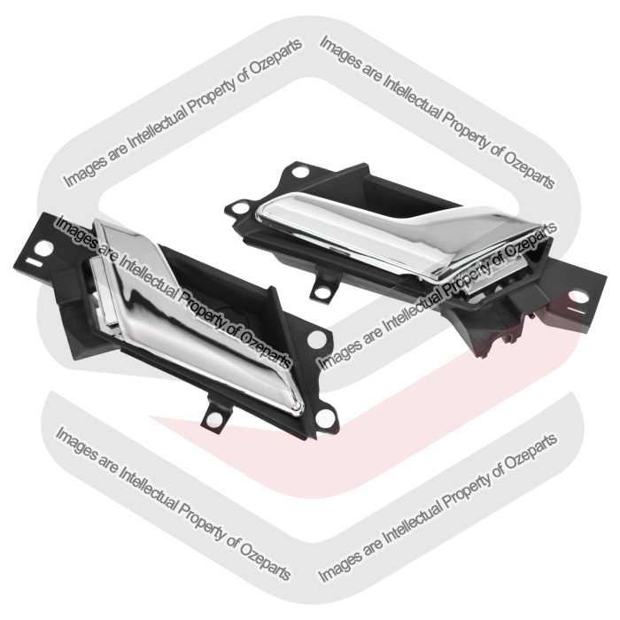 FRONT or REAR Pair LH+RH Inner Door Handle (Chrome) For Holden Captiva CG 06~16