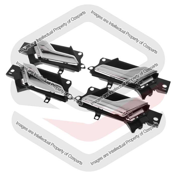 Set of 4 Pcs Inner Door Handle (Chrome) For Holden Captiva CG 2006~2016