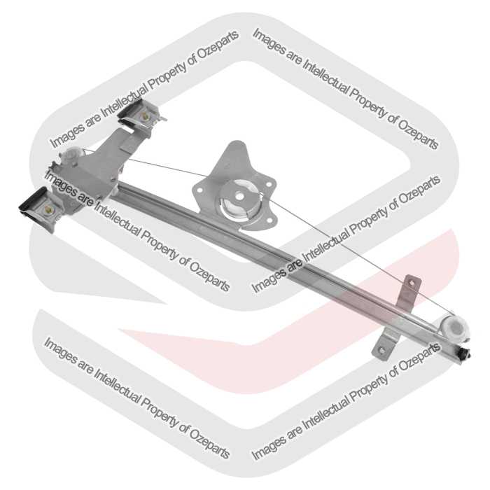 Door Window Regulator Front (Electric No Motor)