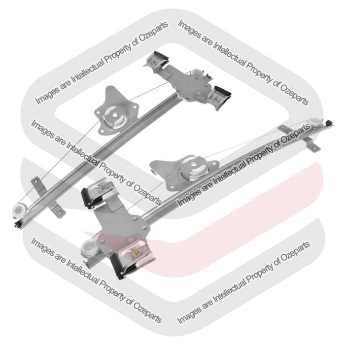 Door Window Regulator Front (Electric No Motor) (SET LH+RH)