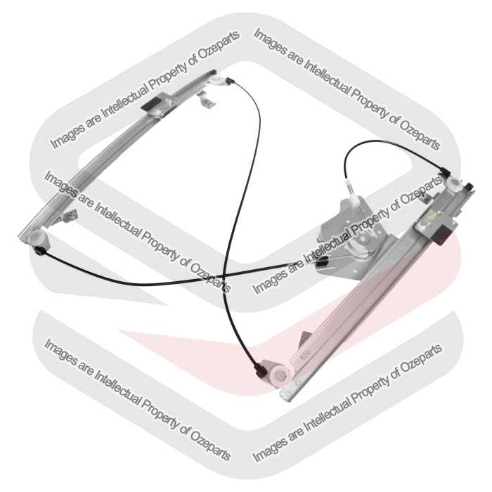 Door Window Regulator Front (Electric No Motor)