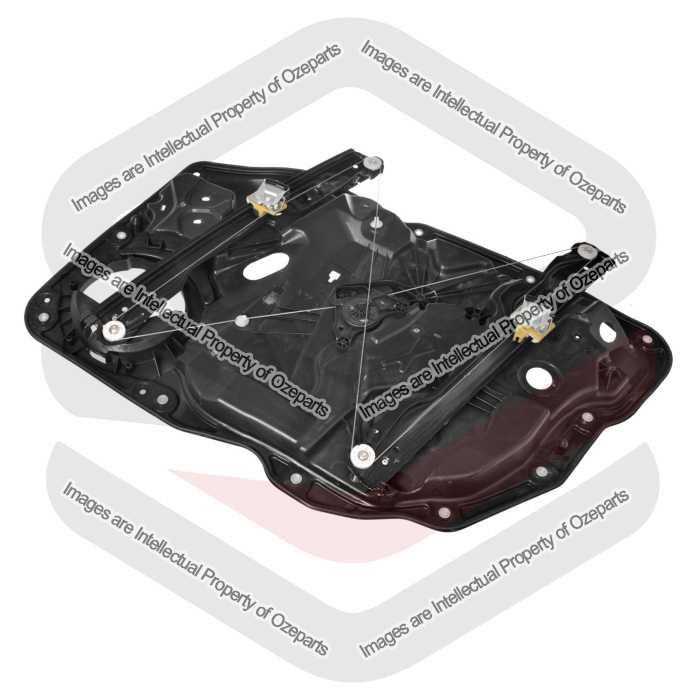 Door Window Regulator Front (Electric - With Door Panel, No Motor)