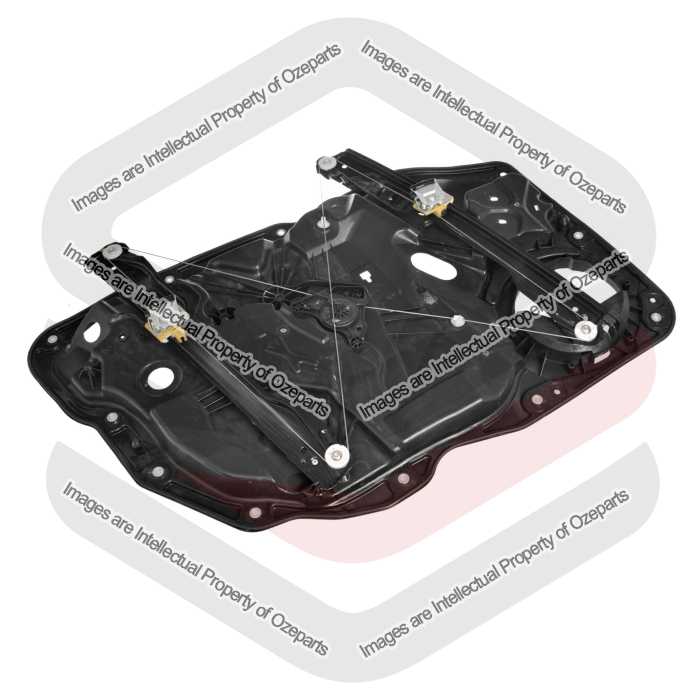 Door Window Regulator Front (Electric - With Door Panel, No Motor)