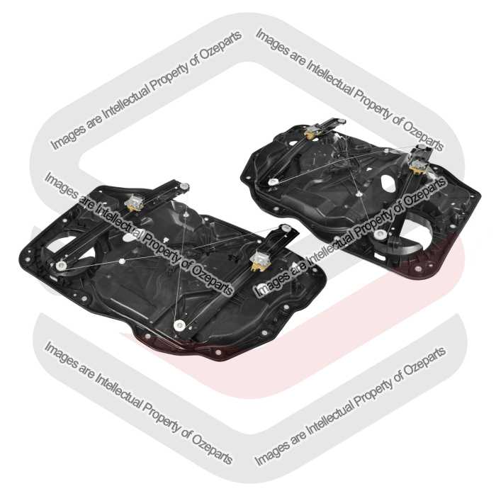 Front Pair LH+RH Window Regulator W/ Panel No Motor For Volkswagen Touareg 10~18
