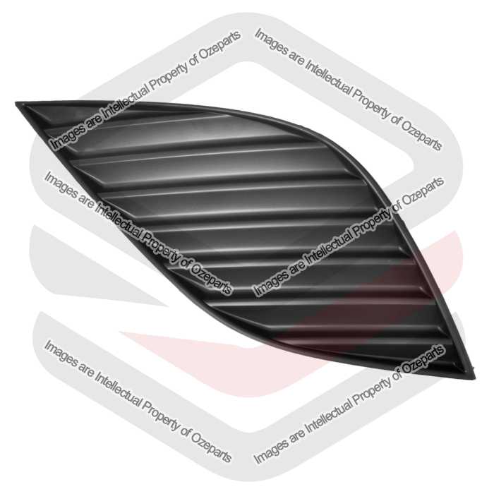 LH Left Fog Light Bezel Cover Matte Black For Toyota Camry Ascent Sport 17~21