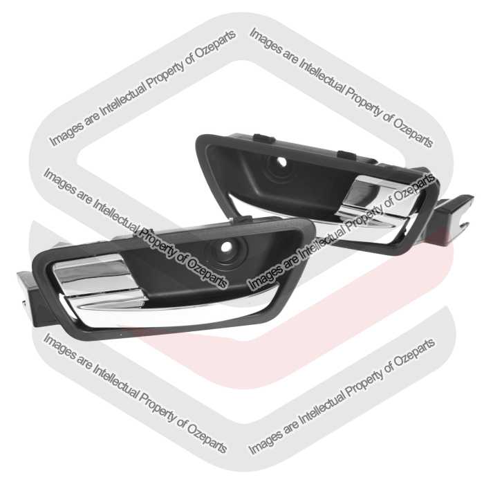 Ozeparts Fits Ford Falcon / FPV FG & FG-X Sedan 2008~2016 | Front Inner Door Handles (Chrome) | Pair of LH Left Hand + RH Right Hand