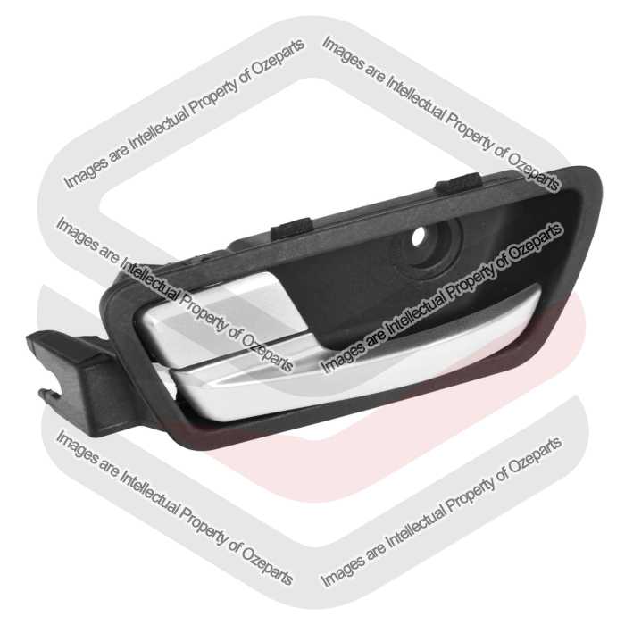 Ozeparts Fits Ford Falcon / FPV FG & FG-X Sedan 2008~2016 | Rear Inner Door Handle (BGF266B35A1 Satin) | LH LHS Left Hand (Passenger Side)