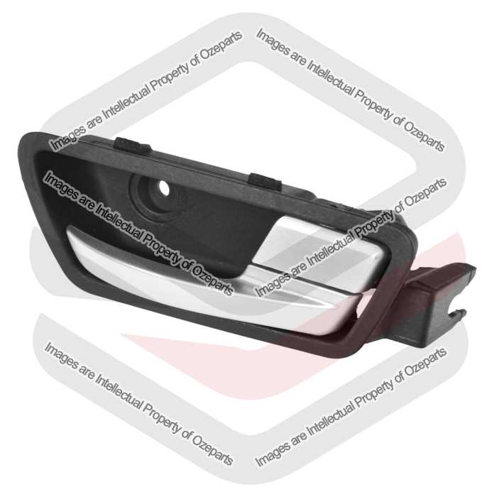 Ozeparts Fits Ford Falcon / FPV FG & FG-X Sedan 2008~2016 | Rear Inner Door Handle (BGF266B34A1 Satin) | RH RHS Right Hand (Driver Side)