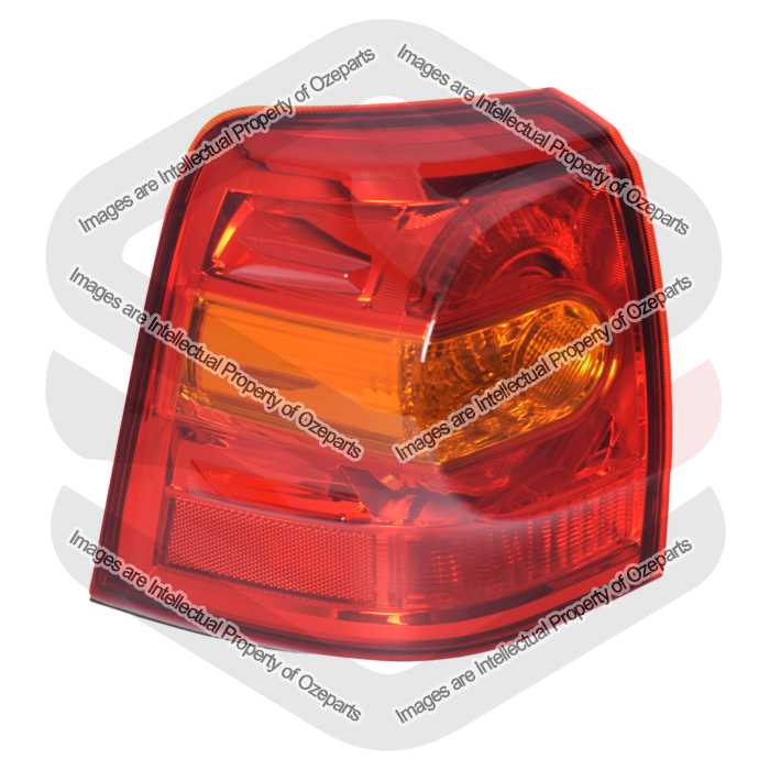 Ozeparts Fits Toyota Landcruiser 200 Series 2 2012~2015 (Tailgate Type) | Tail Light Rear Lamp (LED) Non Emark | LH LHS Left Hand (Passenger Side)